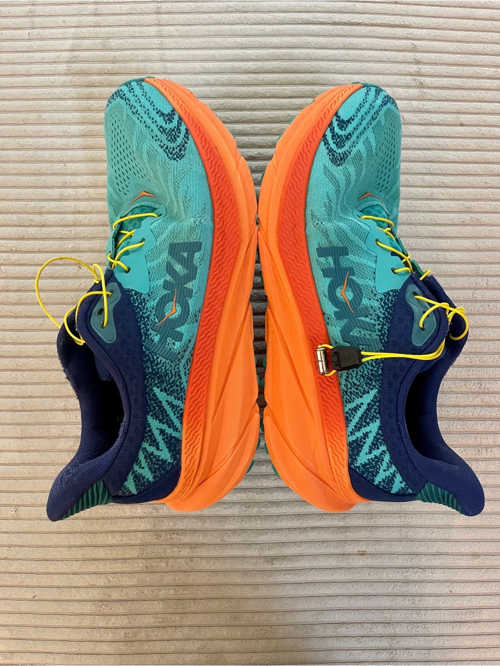 Hoka Challenger 7 Ceramic Vibrant Orange Trail Running Shoes